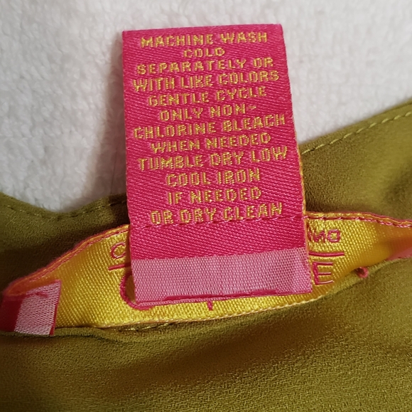 Catherine Malandrino Green Blouse 3/4 Sleeve Size S - Picture 8 of 11